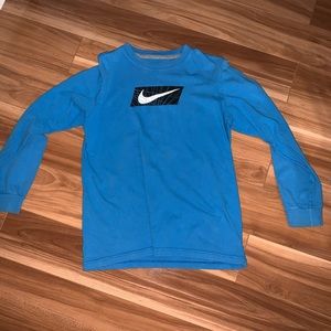 Blue Nike boys long sleeve